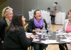 Photo of ladies at a networking event
